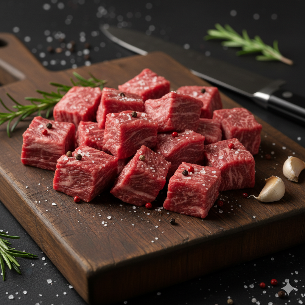 Diced Beef 1 kg